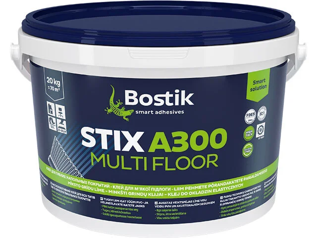 Bostik STIX A300 MULTI FLOOR akriliniai grindų dangų klijai