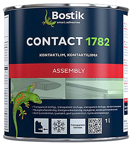 Contact-kontaktlim-1782 Bostik Kontaktlim 1782 skaidrūs kontaktiniai klijai