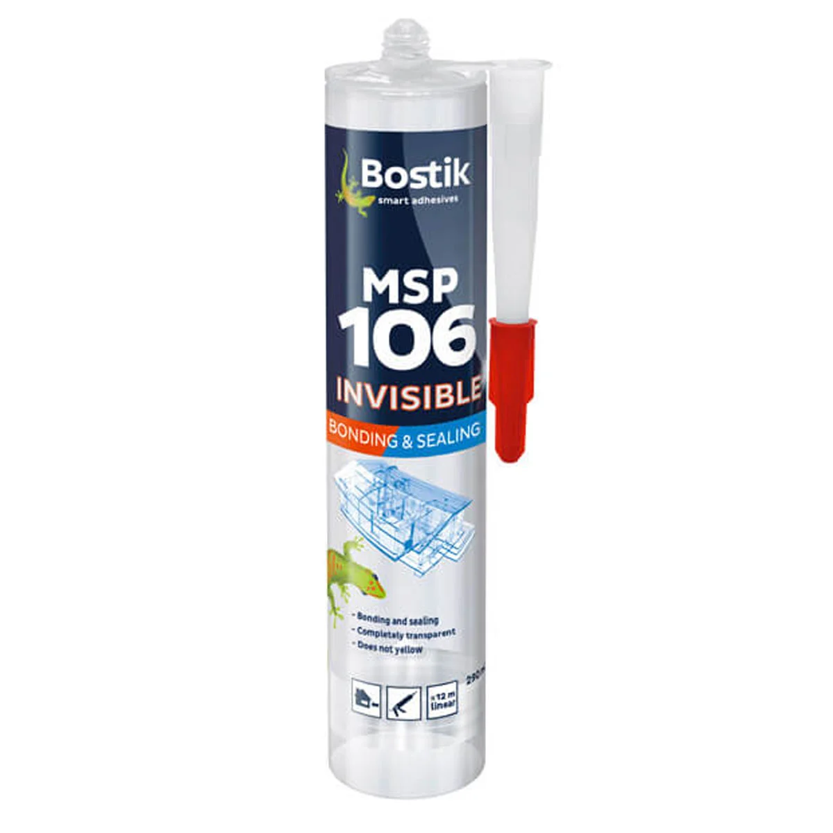Bostik MSP 106 skaidri MS polimerų mastika