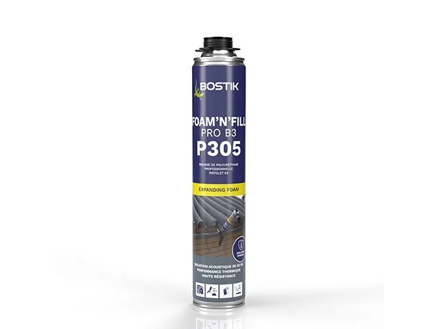 Bostik P305 FOAM'N'FILL PRO B3 poliuretano montavimo putos
