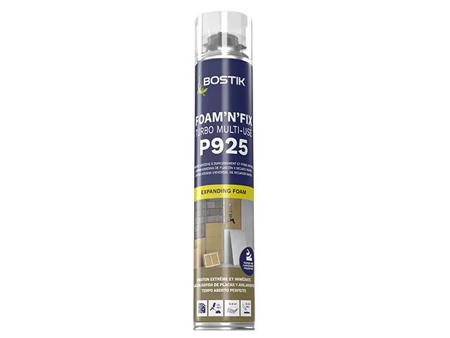 Bostik P925 FOAM'N'FIX TURBO MULTI-USE putų klijai