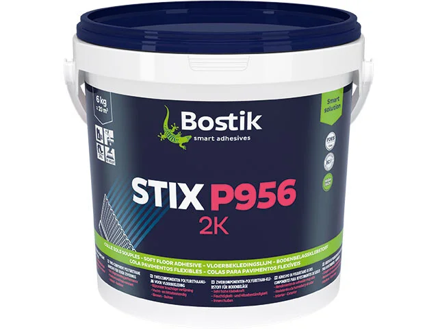 Bostik STIX P956 2K dvikomponenčiai poliuretano grindų klijai