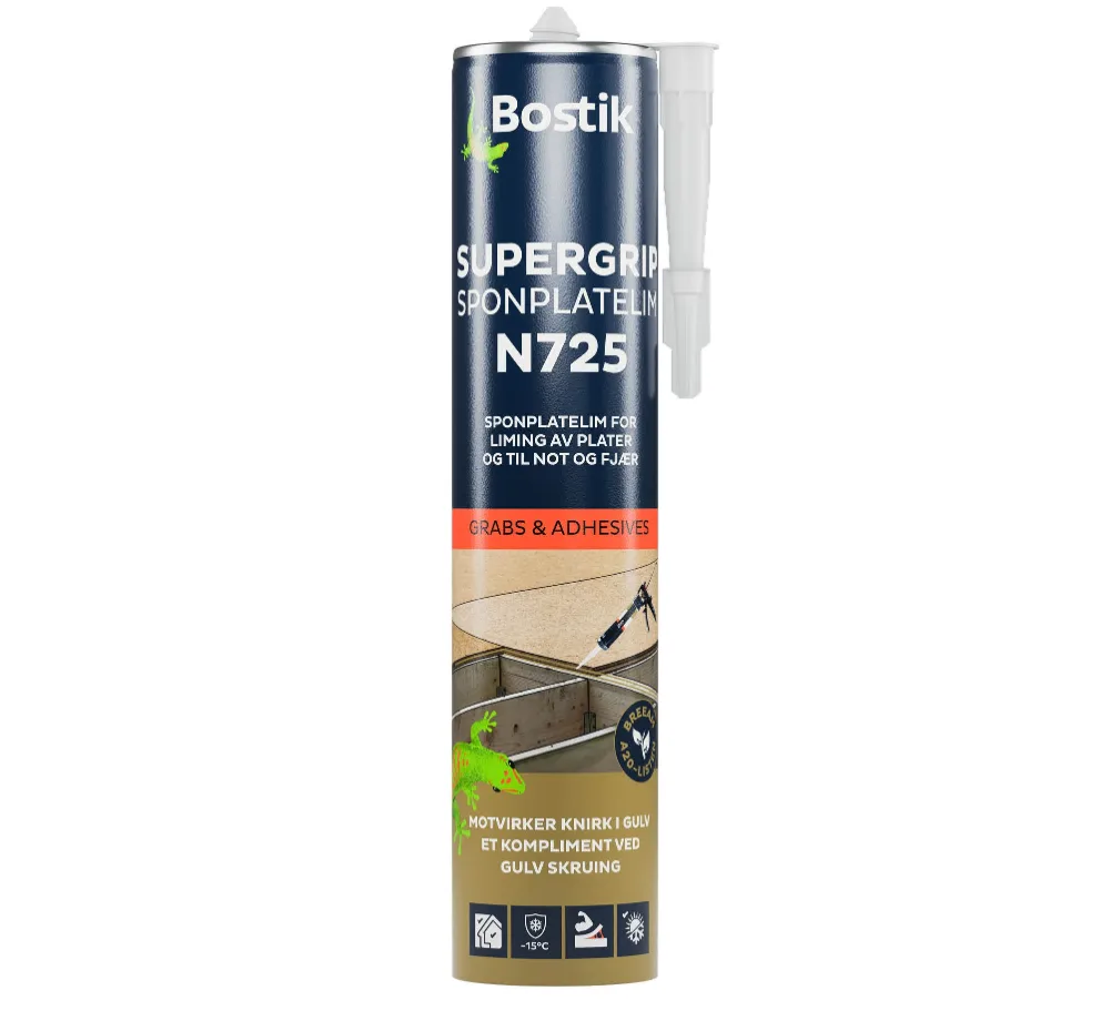 Bostik N725 Supergrip medžio drožlių plokščių klijai