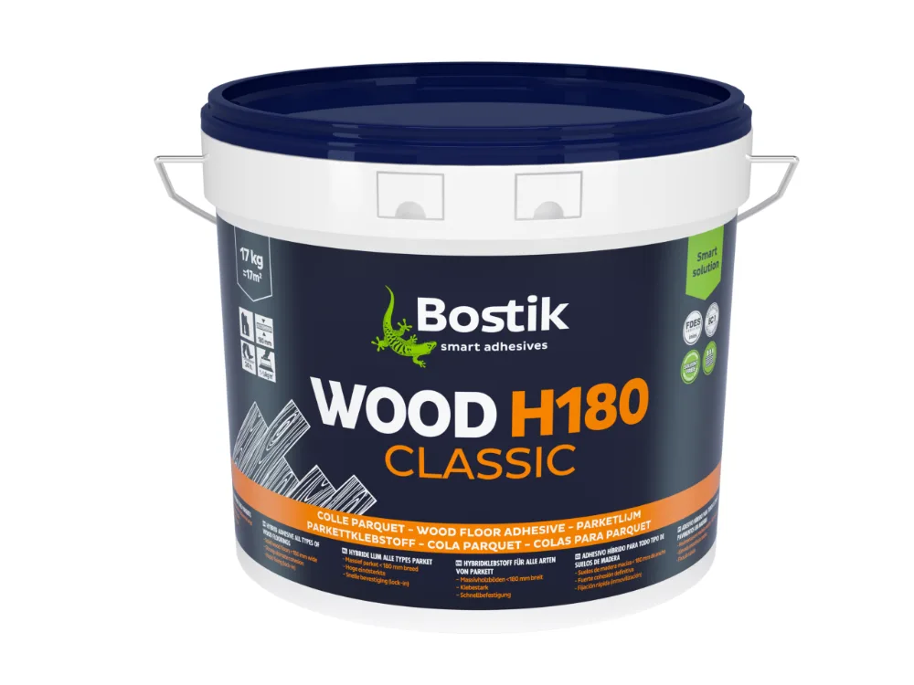 Bostik WOOD H180 CLASSIC hibridiniai klijai medinėms grindims